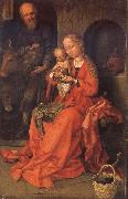 Martin Schongauer Holy Family painting